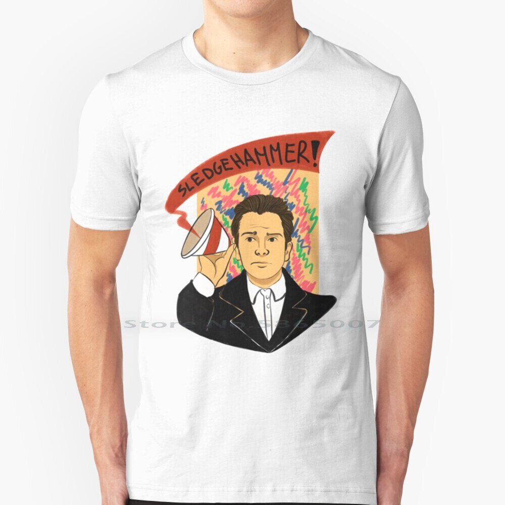 Peter Gabriel Sledgehammer T Shirt 100 Cotton Genesis 80s Pop Music