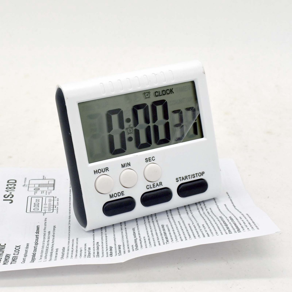 JS183 timer LCD Clock Digital Kitchen Alarm Count Up Down