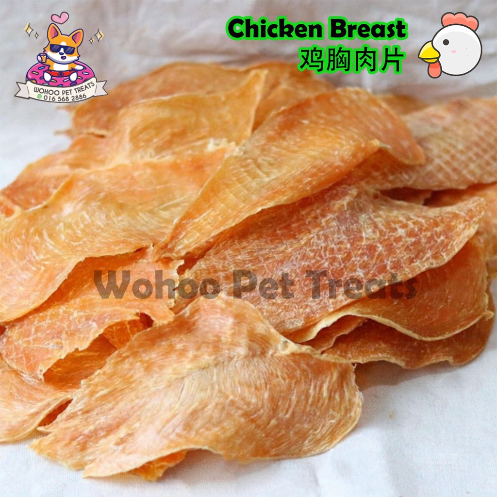 [HomeMake]Premium Air Dried Dehydrated Chicken Breast Jerky Pet Treats