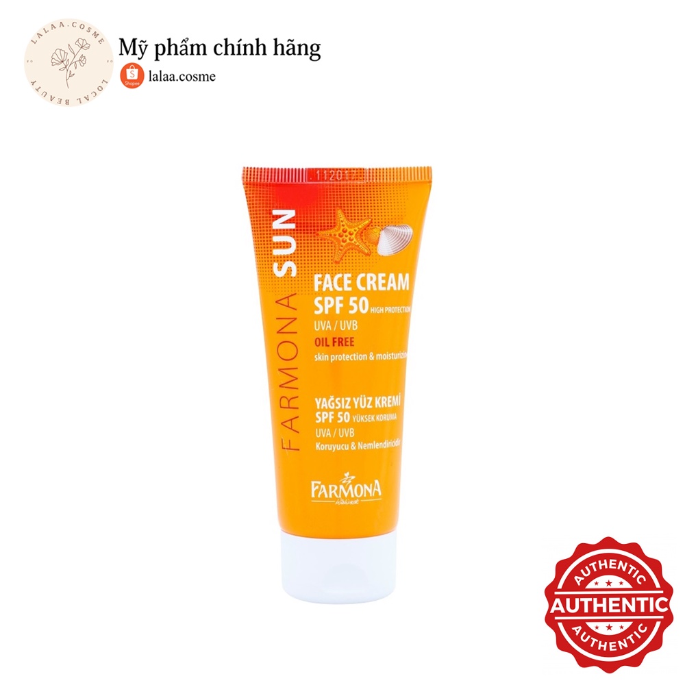 Farmona SUN FACE CREAM SPF 50 OIL FREE 50ml Shopee Malaysia