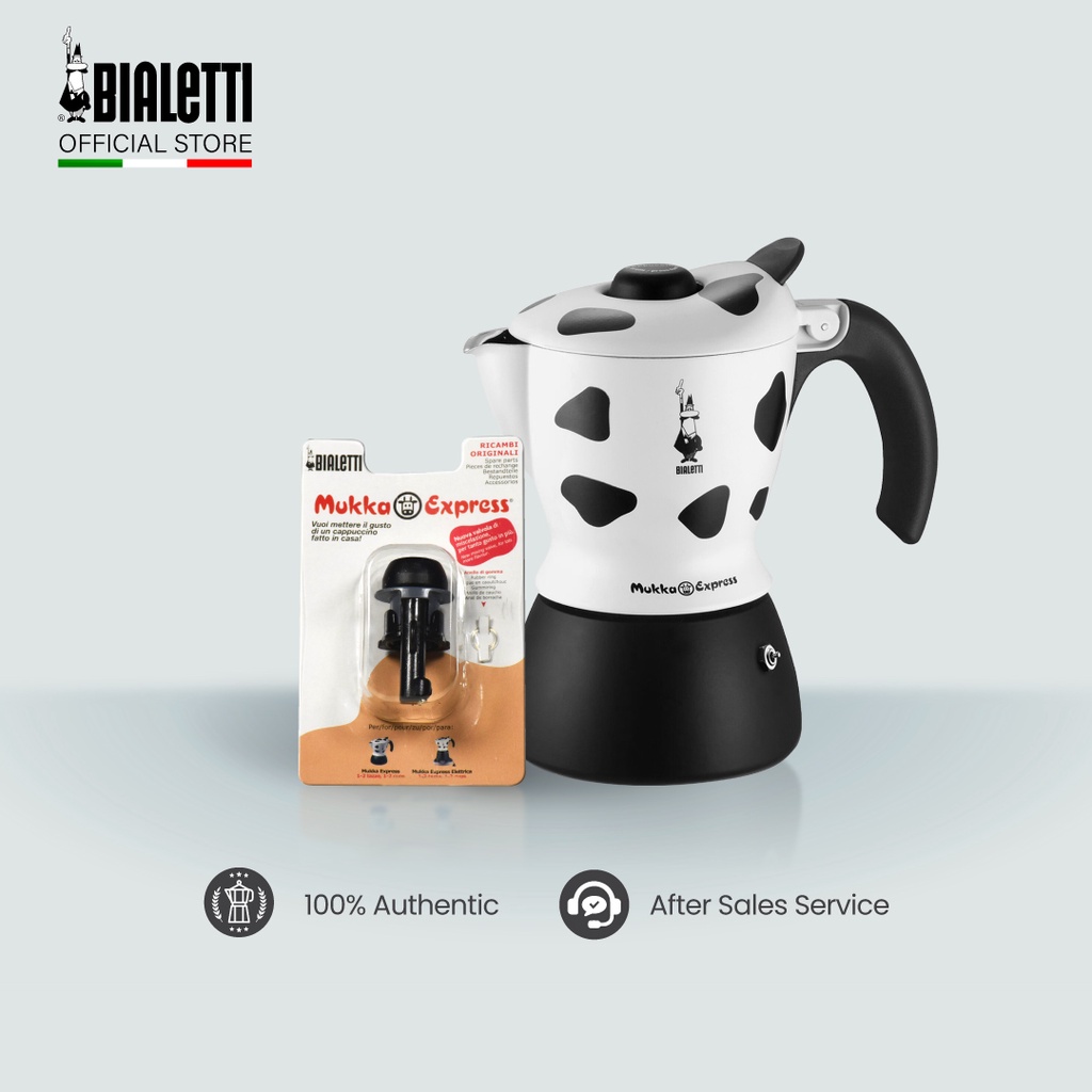 Replacement pressure valve for Bialetti Mukka Express Moka Pot