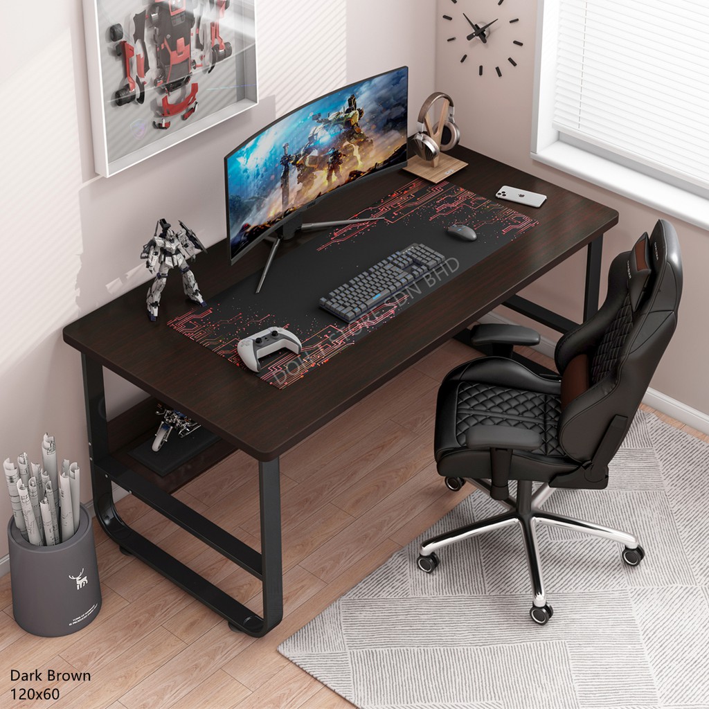 Modern Home Office Table Study Table 120x60cm Living Room Wood Table