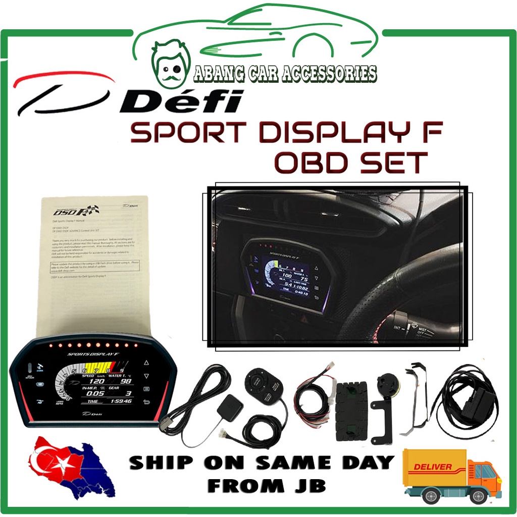Plug n play OBD Defi sport display F advance TFT multiinformation