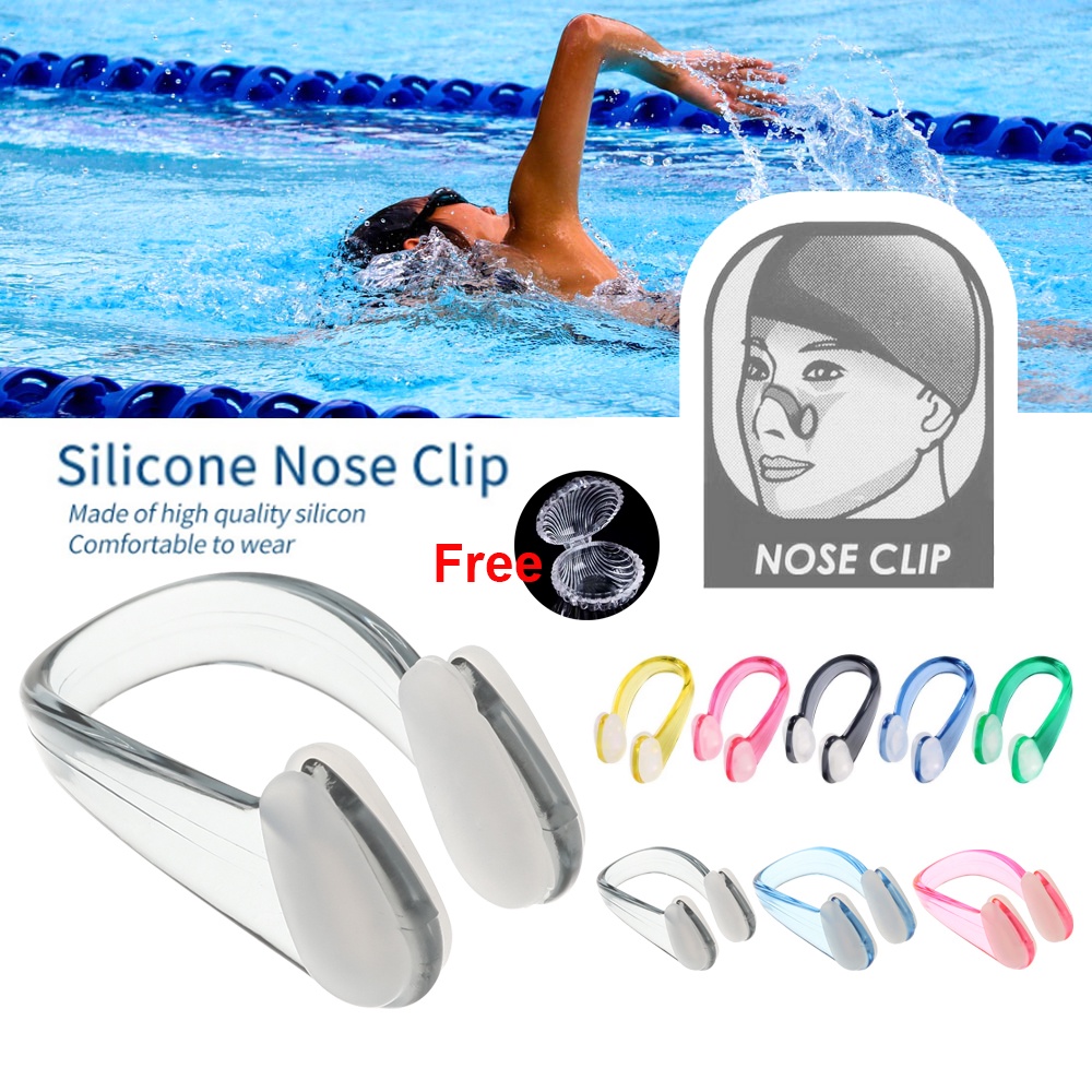 Waterproof Silicone Swimming Diving Earplugs and Nose Clip Kits 游泳耳塞