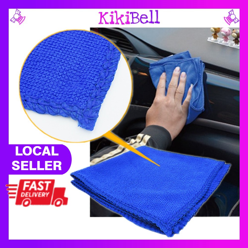 30x30cm Car Microfiber Cleaning Cloth Tool Polish Kitchen Towel Car