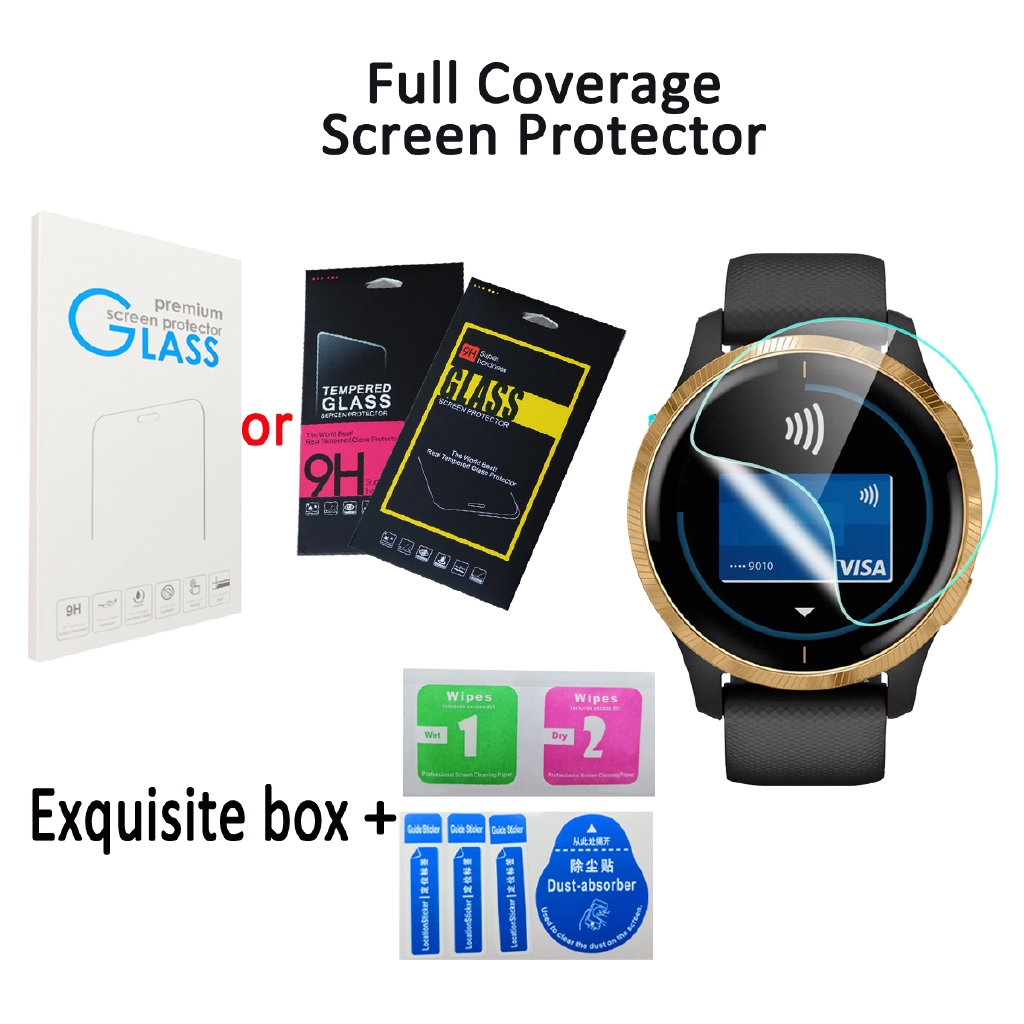 Garmin Venu Screen Protector,HD Clear Full Coverage Flexible Film for