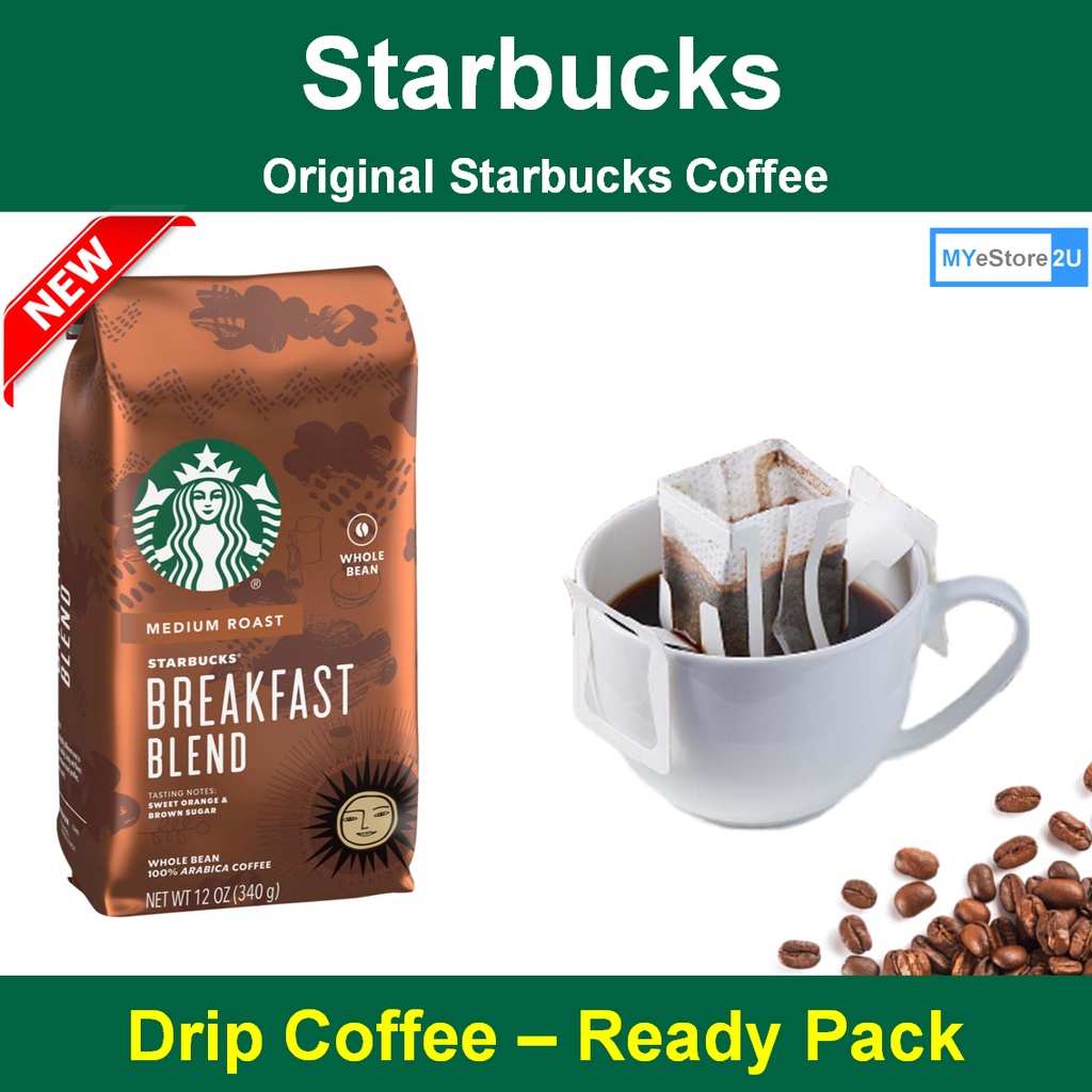 Starbucks Drip Coffee Ground Coffee (Original Starbucks Malaysia) 100