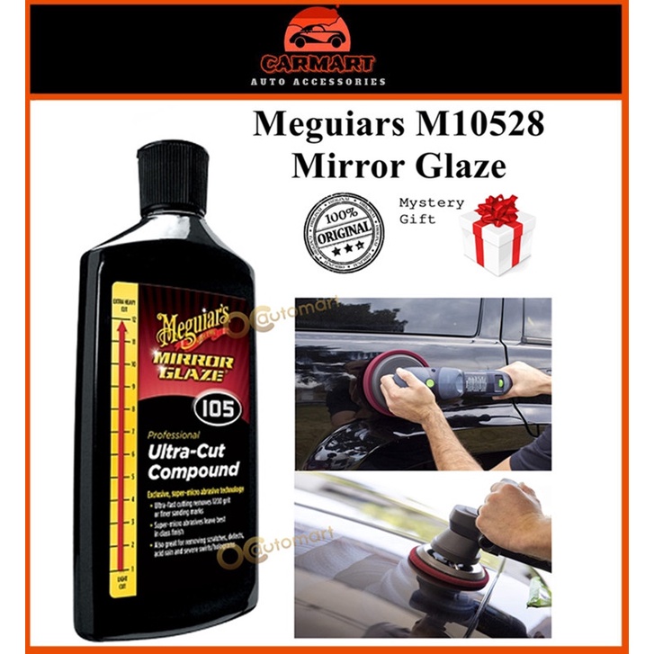 (Free Gift) Meguiar's M10528 Mirror Glaze 28oz Professional Ultra Cut