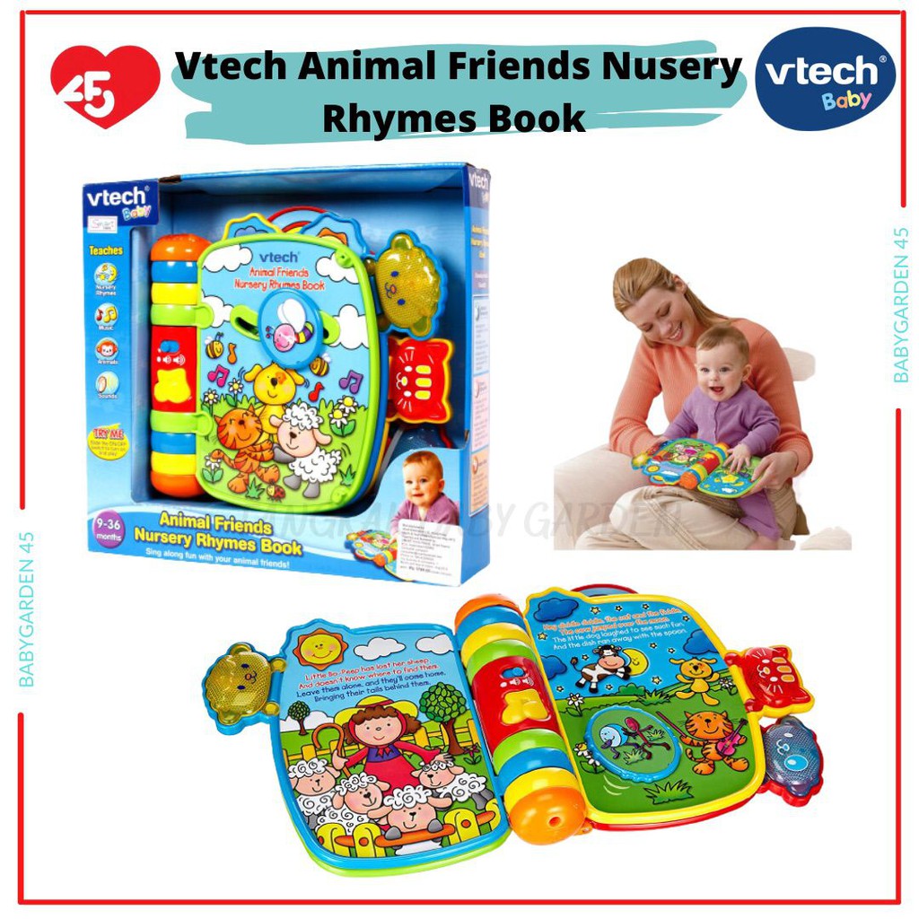 VTECH ANIMAL FRIENDS NURSERY RHYMES BOOK Shopee Malaysia