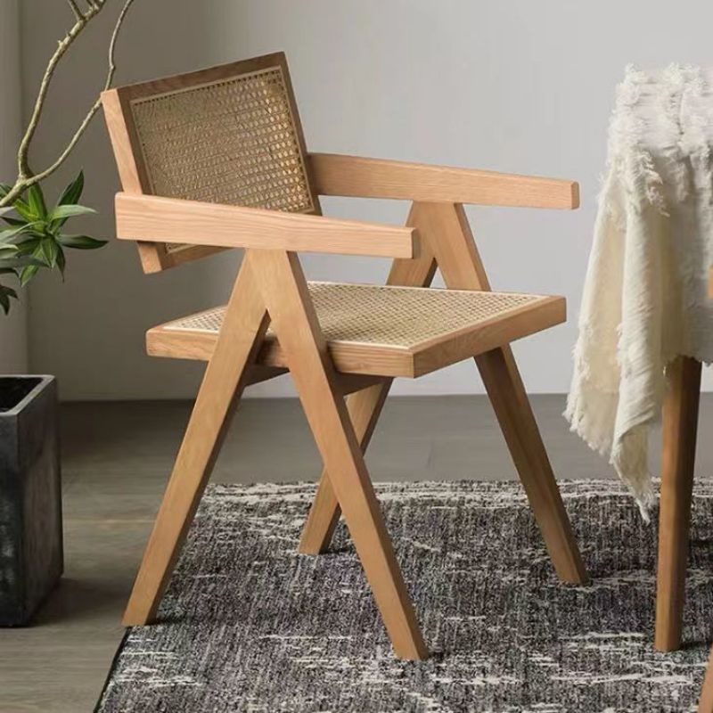 Nordic solid wood Chandigarh homestay modern minimalist single dining