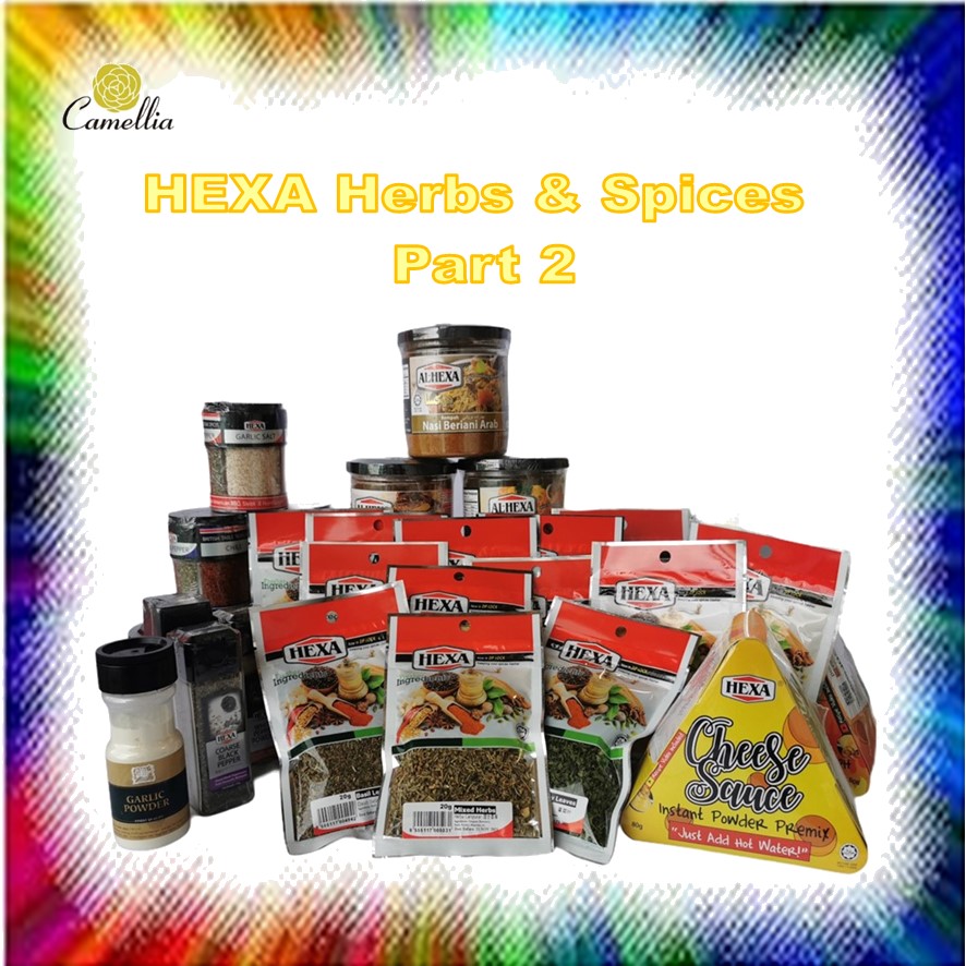 Hexa Herbs & Spices Part 2 Mixed Herbs / Oregano Leaves / Parsley