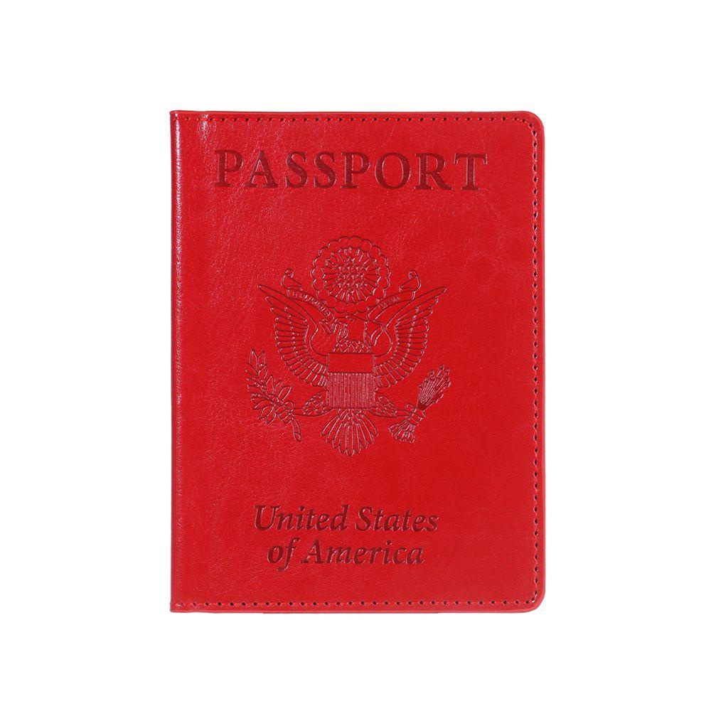 LUCKYEBINLANDS Passport Cover 14x10cm Travel PU Leather Immunization