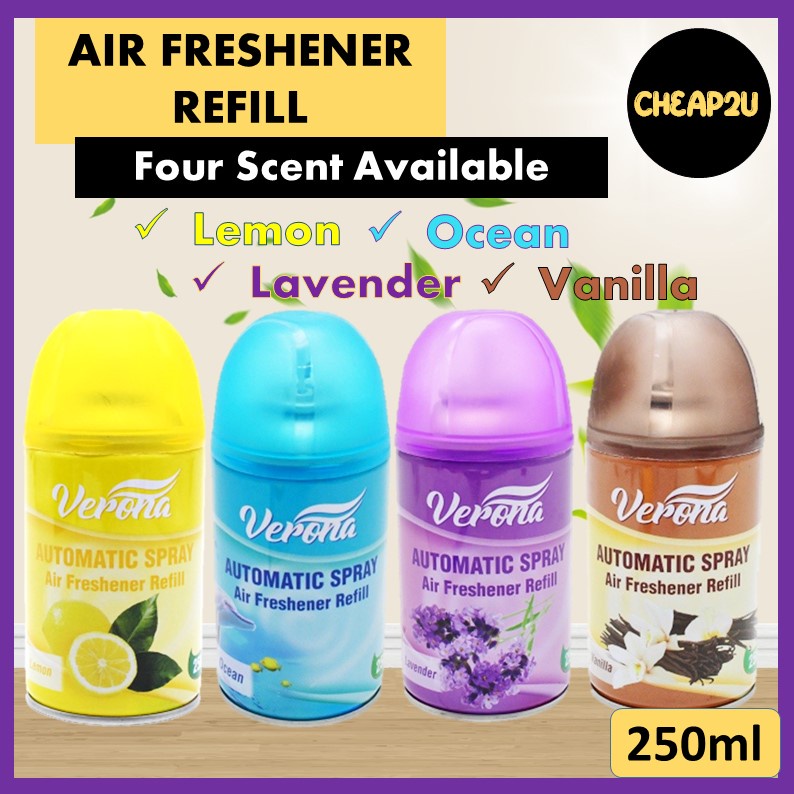 Verona Air Freshener Refill Spray 250ML Automatic Spray Refill