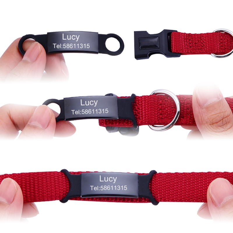 Stainless Steel Pet ID Tags Personalized For Small Dogs Cats Custom