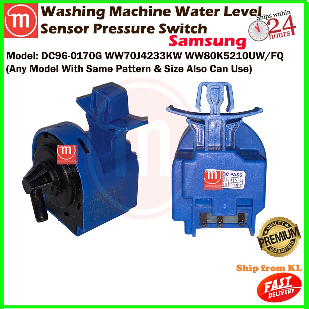 Samsung Washing Machine Water Level Sensor Pressure Switch 3 Pin DC96