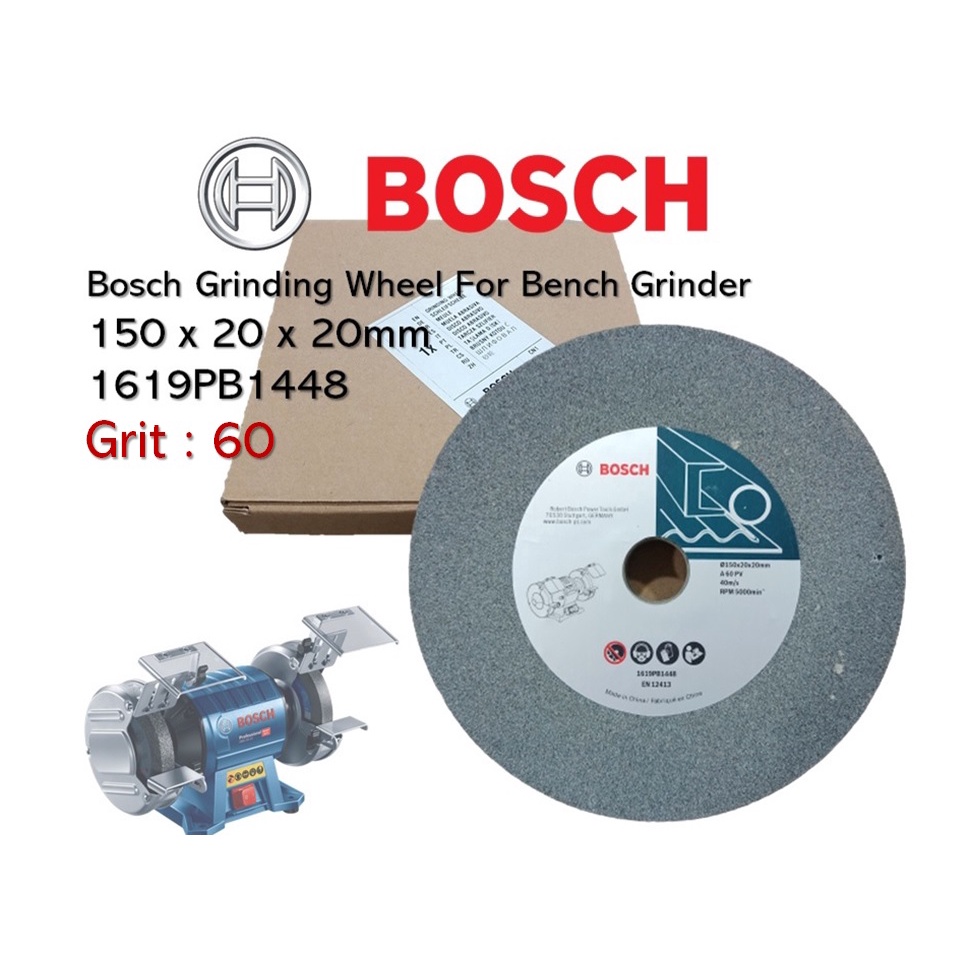 Bosch 150 x 20 x 20mm Grinding Wheel For Bench Grinder Machine