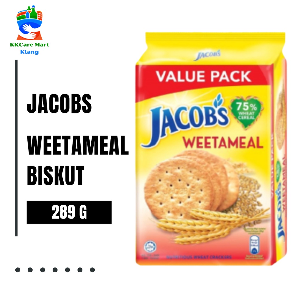 Jacobs Nutrious Wheat Crackers Biskut 289g Shopee Malaysia