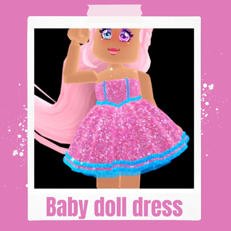 Babydoll Adorable Dress Royale High (ROBLOX) Shopee Malaysia