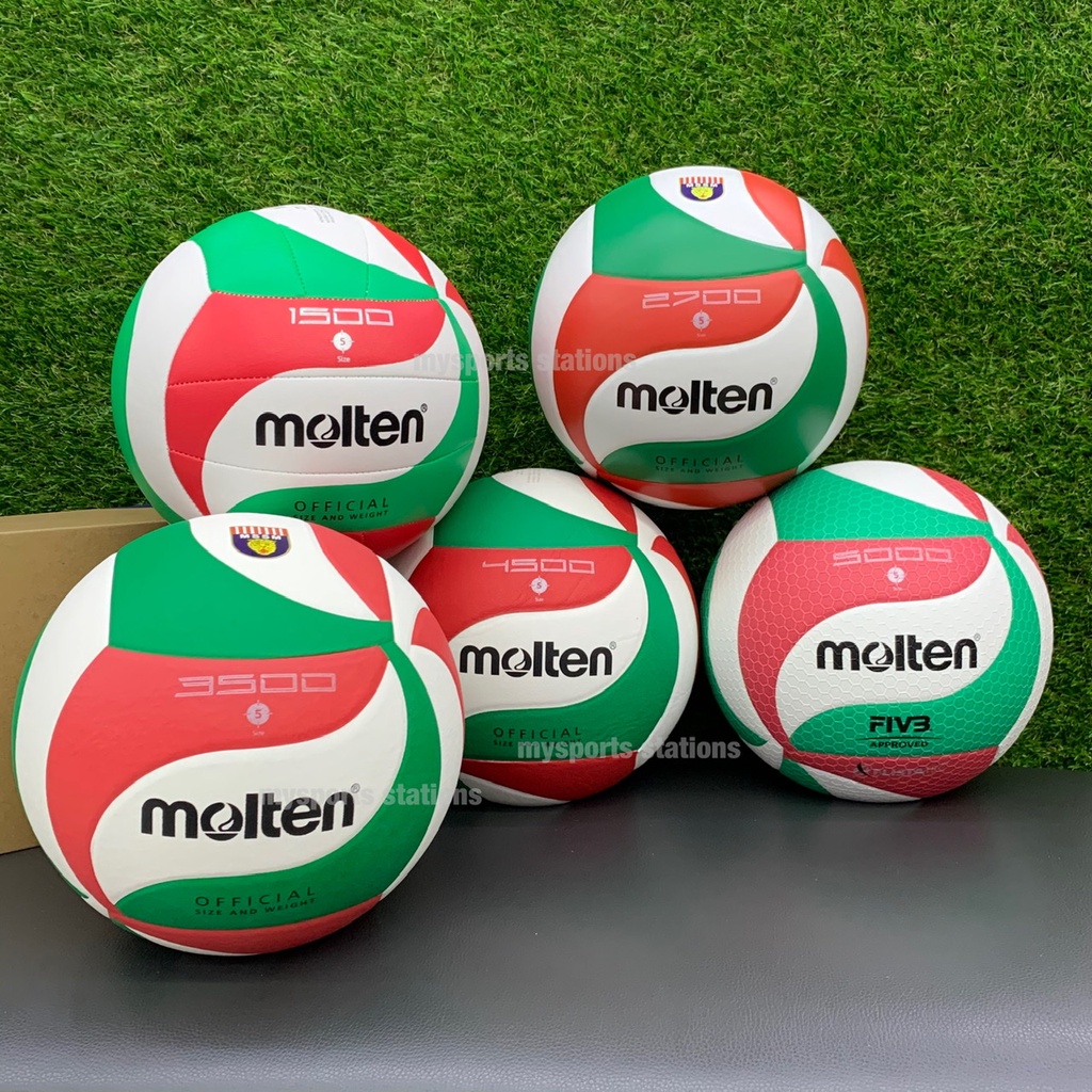 Molten Volleyball V5M1500, V5M2700, V5M3500, V5M4500, V5M5000 FIVB