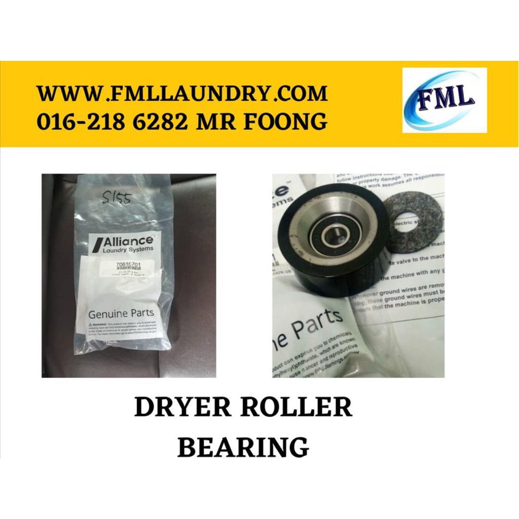 ORIGINAL SPEED QUEEN DRYER ROLLER BEARING Spare Parts Dryer Coin