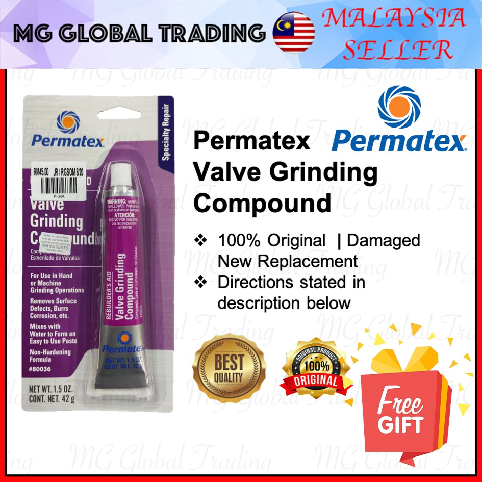 Permatex Original Valve Grinding Compound ( 42g ) Grind Valve Grinbal