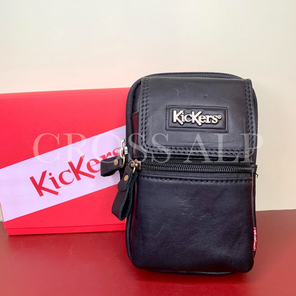 Kickers Pouch Bag Original Genuine Leather 89855 89774 Shopee Malaysia