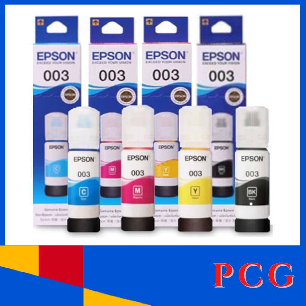 EPSON PRINTER REFILL INK 003 GENUINE INK 100 ORIGINAL For L1110, L3100