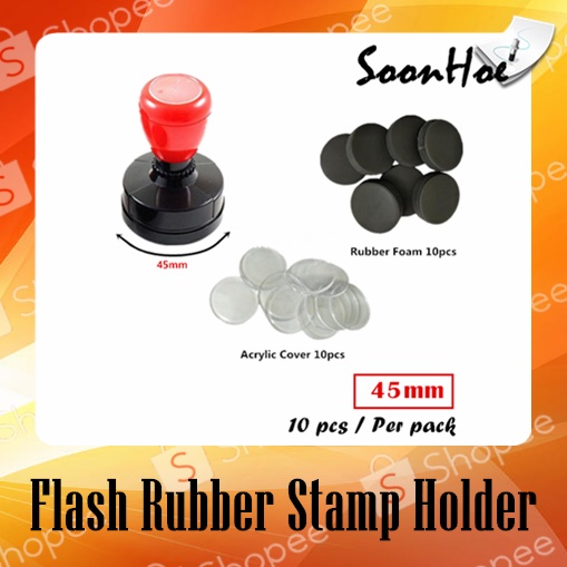 Flash Rubber Stamp Holder 45mm ( 10pcs/pack ) Shopee Malaysia