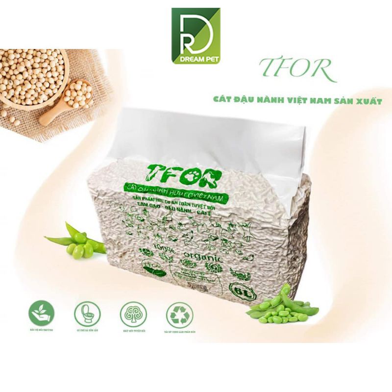 Soybean Sand TFOR 100 Pure 6 Liters Of Vietnamese Organic Soy Sand For