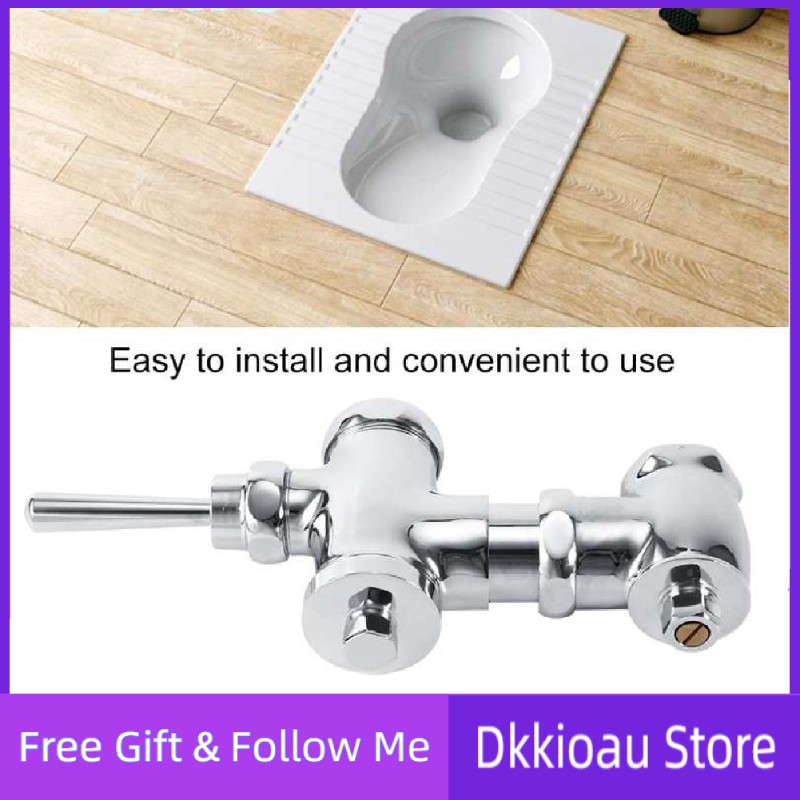 [READY STOCK] G1in Retractable Urinal Bathroom Toilet Flush Valve Hand