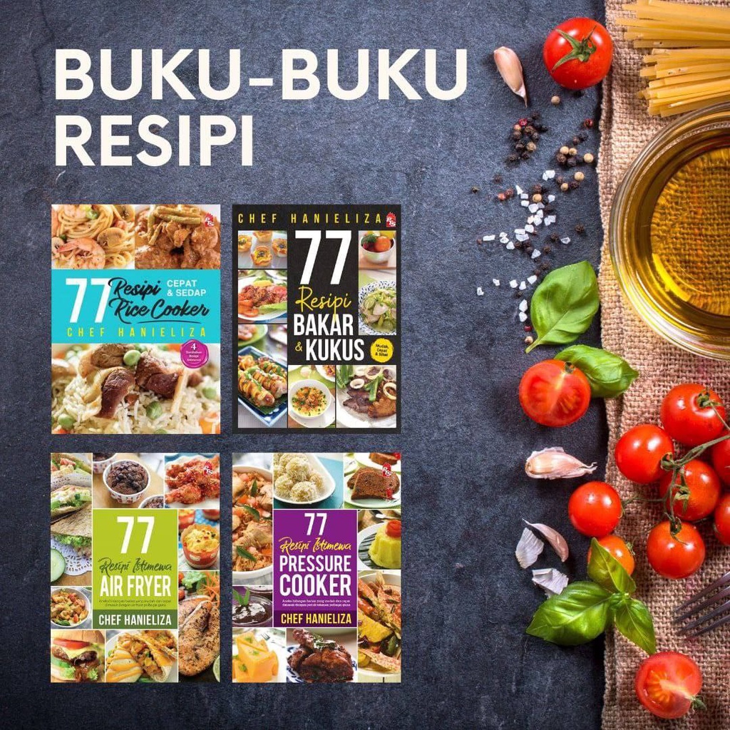 RESEPI Buku Resepi Rice/Pressure Cooker, Air Fryer (AZIE KITCHEN/CHEF