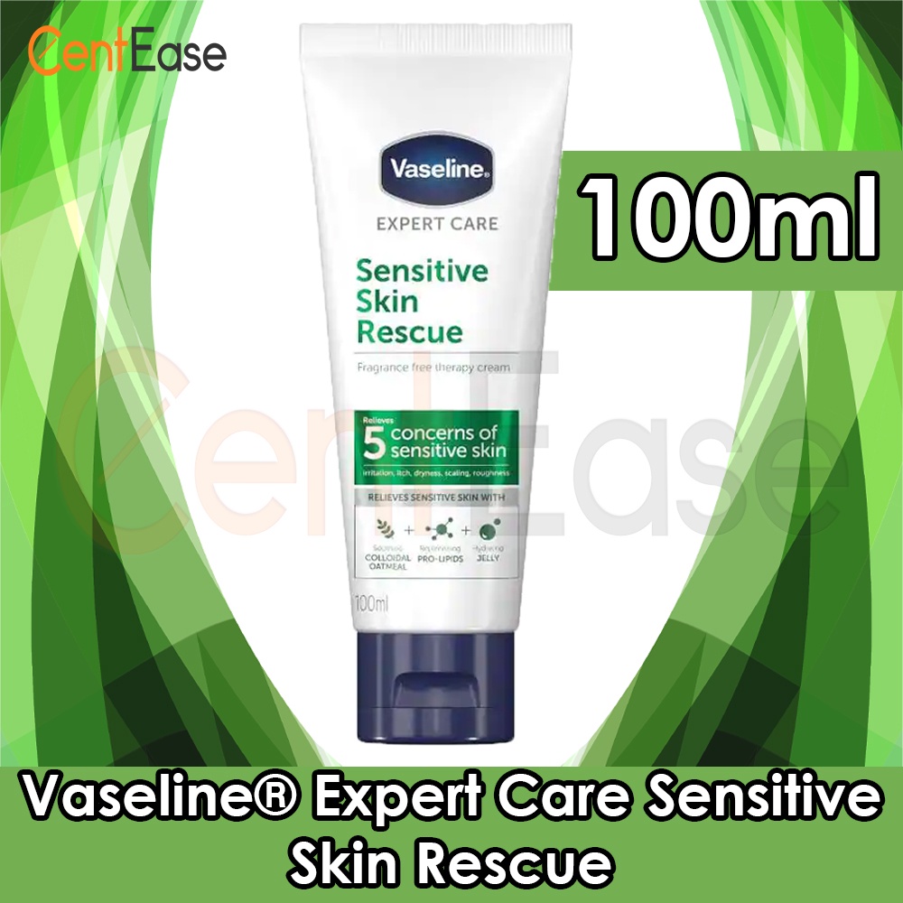 Vaseline Sensitive Skin Rescue Lotion 100ml (Exp Jan 2024) For