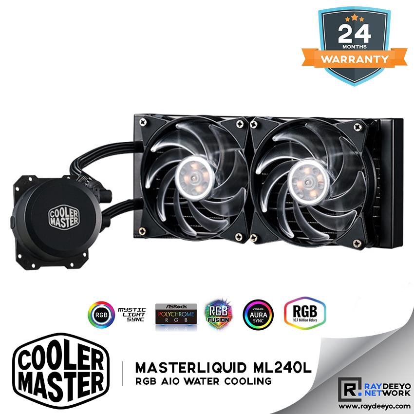 Cooler Master MasterLiquid ML240L RGB AIO Water Cooler [Lower noise
