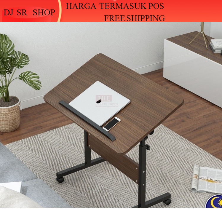 THE Modern Simple Adjustable Bedside Laptop Table Sofa Side Table With