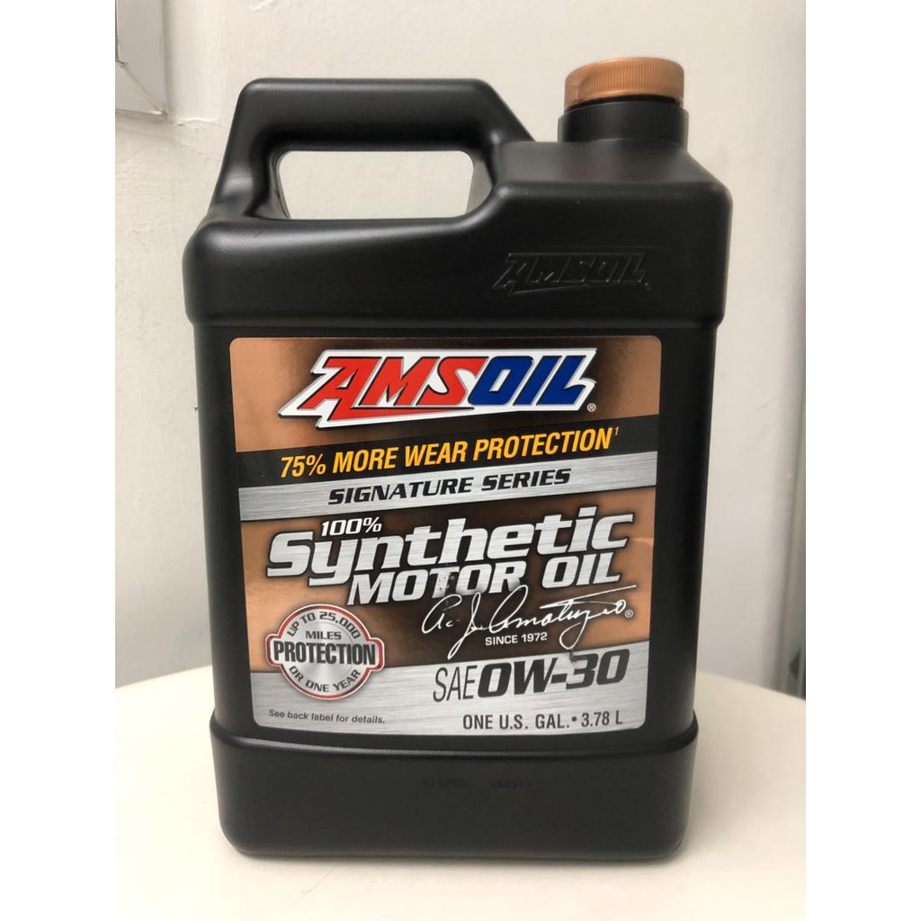 Amsoil 0W30 Signature Series Synthetic Engine Oil (Gallon) Shopee