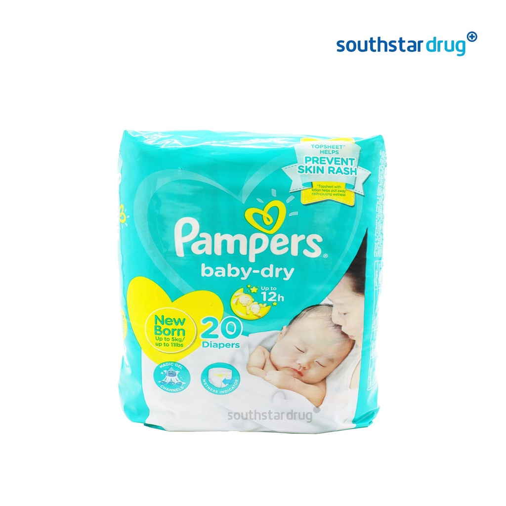 Pampers Baby Dry New Born 20s Shopee Malaysia