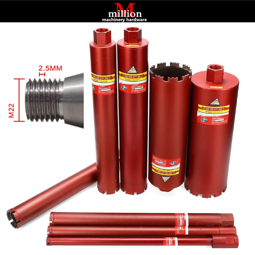 (M22) 18mm 20mm 22mm 27mm 32mm 38mm 40mm Diamond Core Drill Coring
