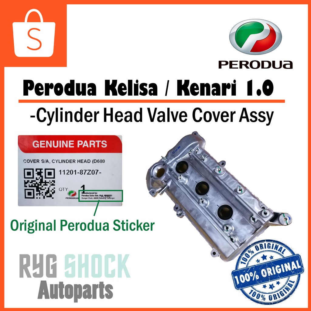 ORIGINAL CYLINDER HEAD VALVE COVER ASSY FOR PERODUA KELISA / PERODUA