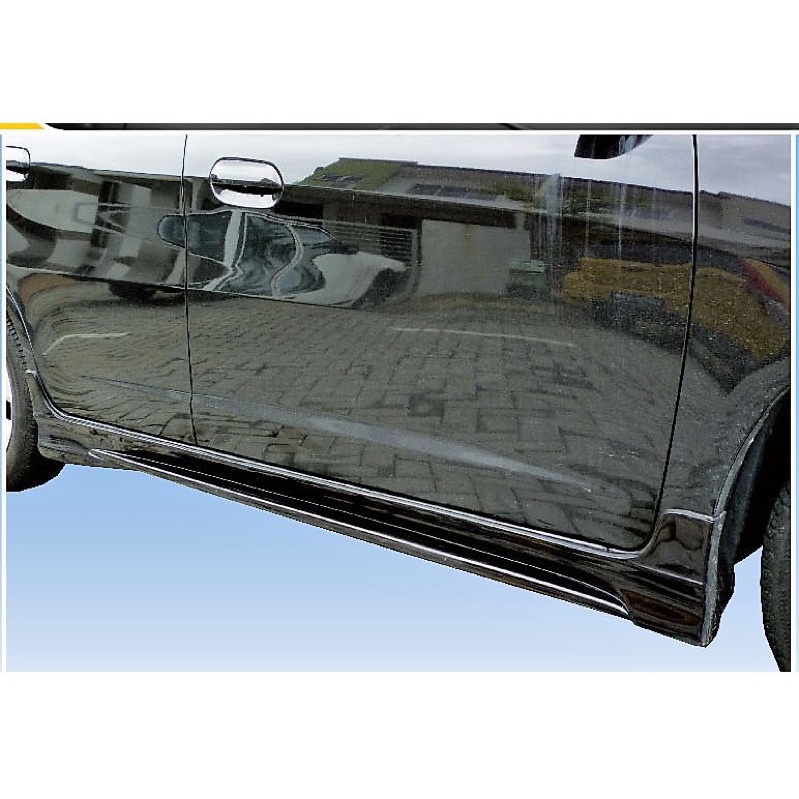 Honda Jazz Hybrid 2012 Mugen RS Bodykit PU side skirt. Ready stok