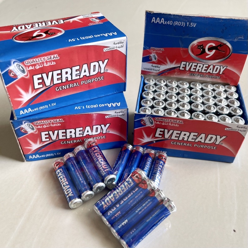 EVEREADY General Purpose Batteries AAA Original and Cheapest (4pcs/set