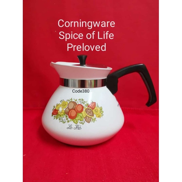 CORNINGWARE SPICE OF LIFE (TEAPOT) Shopee Malaysia