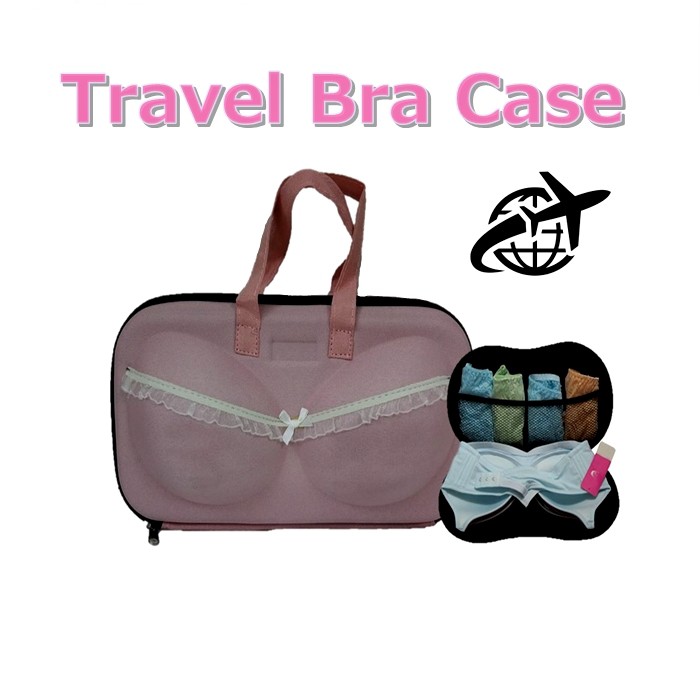 (ready stock)Travel Bra OrganizerPortable Lingerie Organizer Bra case