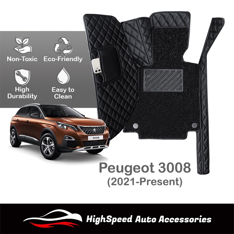 Peugeot 3008 (2021Present) Premium Car Mat / Karpet Kereta Shopee Malaysia