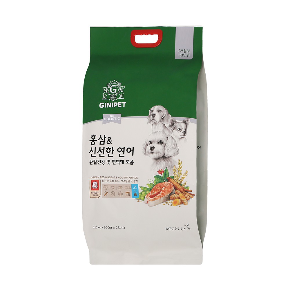 3 IN SET Ginipet Korean Pet foodFresh Salmon flavor with Cheong Kwan