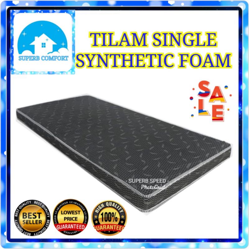 5" INCH SINGLE MATTRESS SYNTHETIC FOAM TILAM BUJANG FOAM MATTRESS
