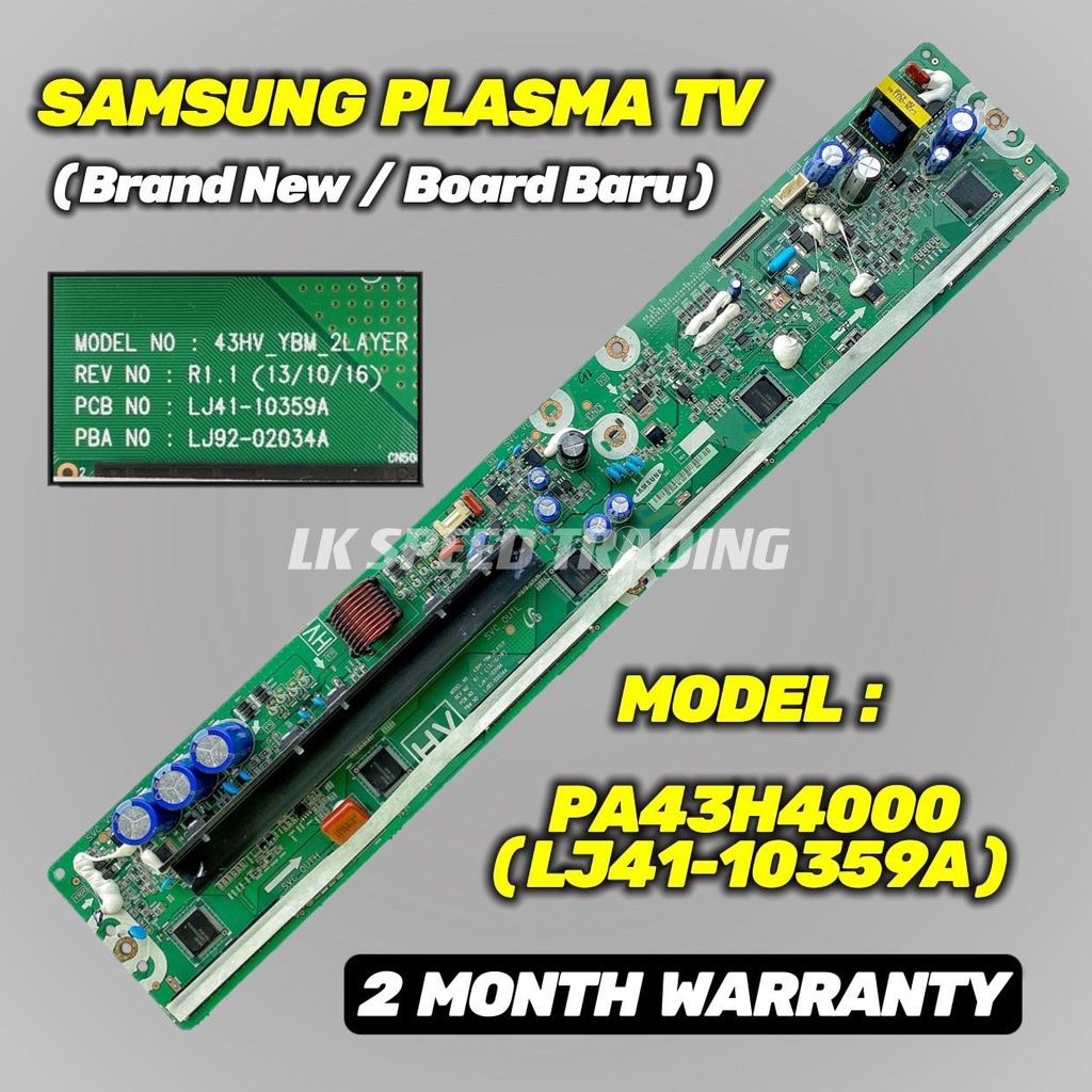 🔥NEW🔥 PA43H4000AR ( LJ4110359A / LJ9202034A ) SAMSUNG PLASMA TV Y