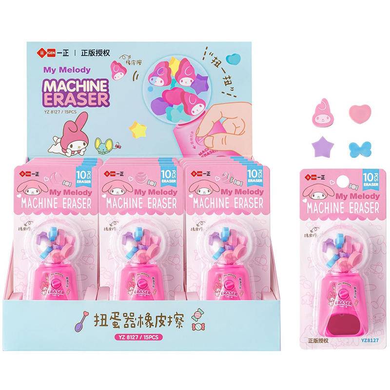 Sanrio My Melody Gashapon Machines Children Roller Toy Students Pencil