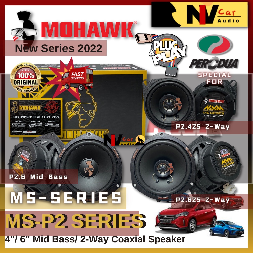 🔥MOHAWK 2022🔥 Perodua Myvi Viva Axia Bezza Alza Aruz Speaker Plug