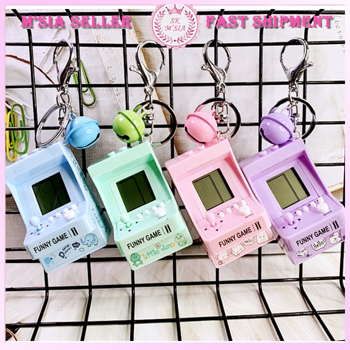Keychain Retro Tetris Game With Music Real Playable Tetris Fun Game
