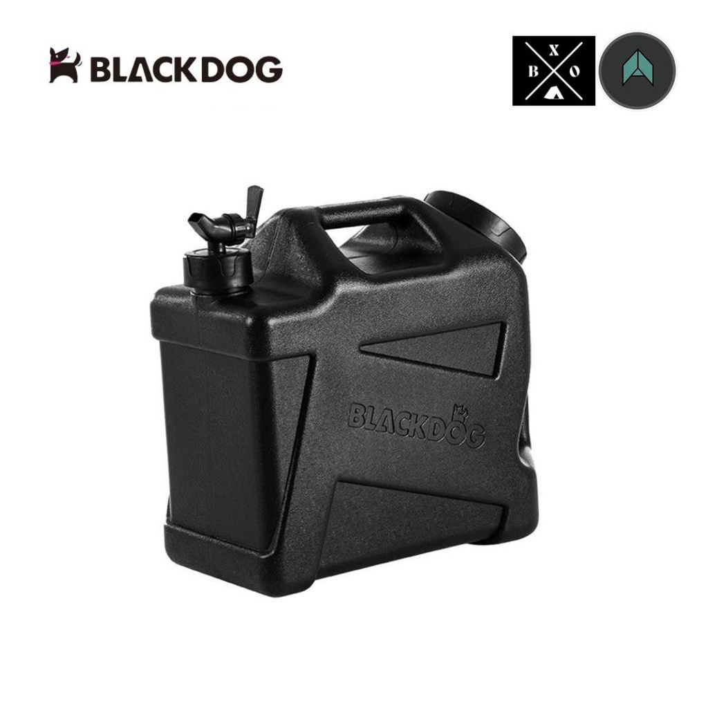 BlackDog12L Square Outdoor Water Container Food Grade PE Water Bucket
